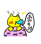 きいろい猫さん（個別スタンプ：9）
