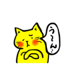 きいろい猫さん（個別スタンプ：11）
