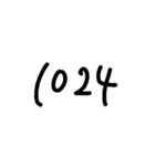 ぴったり数字の奇跡(10乗編)（個別スタンプ：3）