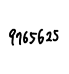 ぴったり数字の奇跡(10乗編)（個別スタンプ：6）