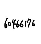 ぴったり数字の奇跡(10乗編)（個別スタンプ：7）
