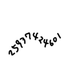 ぴったり数字の奇跡(10乗編)（個別スタンプ：11）
