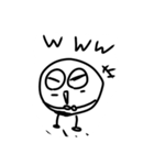丸いヤツ 【雑】手描き（個別スタンプ：5）