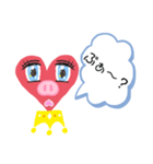 ハートぶー（個別スタンプ：9）
