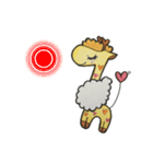mokumoku kirin（個別スタンプ：7）