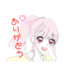 ピン女のみ（個別スタンプ：1）