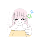 ピン女のみ（個別スタンプ：6）