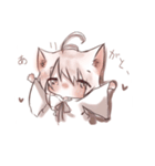 ～ゆるねこ少女～（個別スタンプ：4）