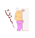 くせ毛ベビー①（個別スタンプ：18）