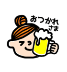 毎日使える！おだんごちゃん♩（個別スタンプ：3）