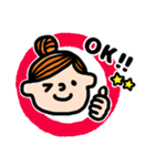 毎日使える！おだんごちゃん♩（個別スタンプ：5）