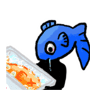アトリエMimiの魚人くんスタンプ（個別スタンプ：13）