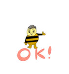 ハチ人間スタンプ（個別スタンプ：8）