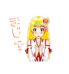 頑張る巫女お姉さん15（個別スタンプ：10）