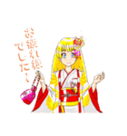 頑張る巫女お姉さん15（個別スタンプ：19）