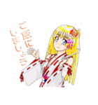 頑張る巫女お姉さん15（個別スタンプ：20）