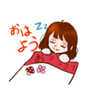 茶髪の似合うパーカーちゃん（個別スタンプ：4）