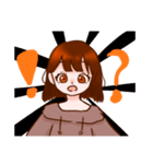 茶髪の似合うパーカーちゃん（個別スタンプ：6）