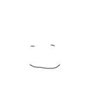 ミリ単位まで現す顔文字2（個別スタンプ：2）