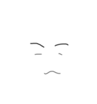 ミリ単位まで現す顔文字2（個別スタンプ：4）