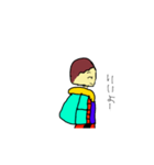 オリジナルキャラの横顔スタンプ（個別スタンプ：2）