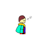 オリジナルキャラの横顔スタンプ（個別スタンプ：4）