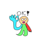 ぼくのにんげんたち（個別スタンプ：1）