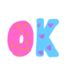 Cute style words！（個別スタンプ：1）