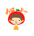 りんごちゃんスタンプ1（個別スタンプ：4）