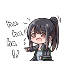 ポニーテール少女（個別スタンプ：3）