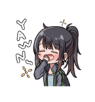 ポニーテール少女（個別スタンプ：4）