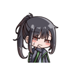 ポニーテール少女（個別スタンプ：5）