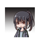 ポニーテール少女（個別スタンプ：13）