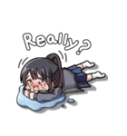ポニーテール少女（個別スタンプ：15）