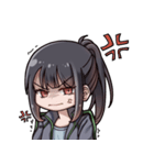 ポニーテール少女（個別スタンプ：16）