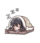 ポニーテール少女（個別スタンプ：19）