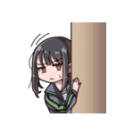 ポニーテール少女（個別スタンプ：22）