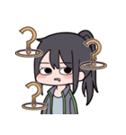 ポニーテール少女（個別スタンプ：23）