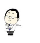 事務の人.I（個別スタンプ：8）