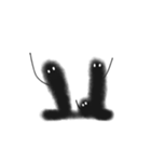 体で伝えるオバケのBLÅCKくん（個別スタンプ：8）