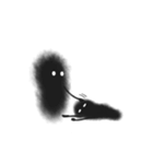 体で伝えるオバケのBLÅCKくん（個別スタンプ：14）