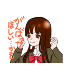 制服の女の子たち（個別スタンプ：5）