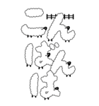 ひつじさんが文字になっちゃった［BIG］（個別スタンプ：6）