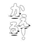 ひつじさんが文字になっちゃった［BIG］（個別スタンプ：10）