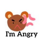 Bear and Cat Cute Animal！（個別スタンプ：3）