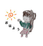 小学生のらくがきスタンプです（個別スタンプ：3）