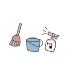女の子のかわいい日常スタンプ（個別スタンプ：21）