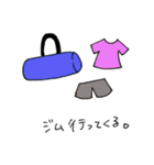 女の子のかわいい日常スタンプ（個別スタンプ：32）
