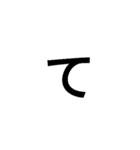 仲良すぎて一文字で会話できる人用（個別スタンプ：19）