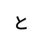 仲良すぎて一文字で会話できる人用（個別スタンプ：20）